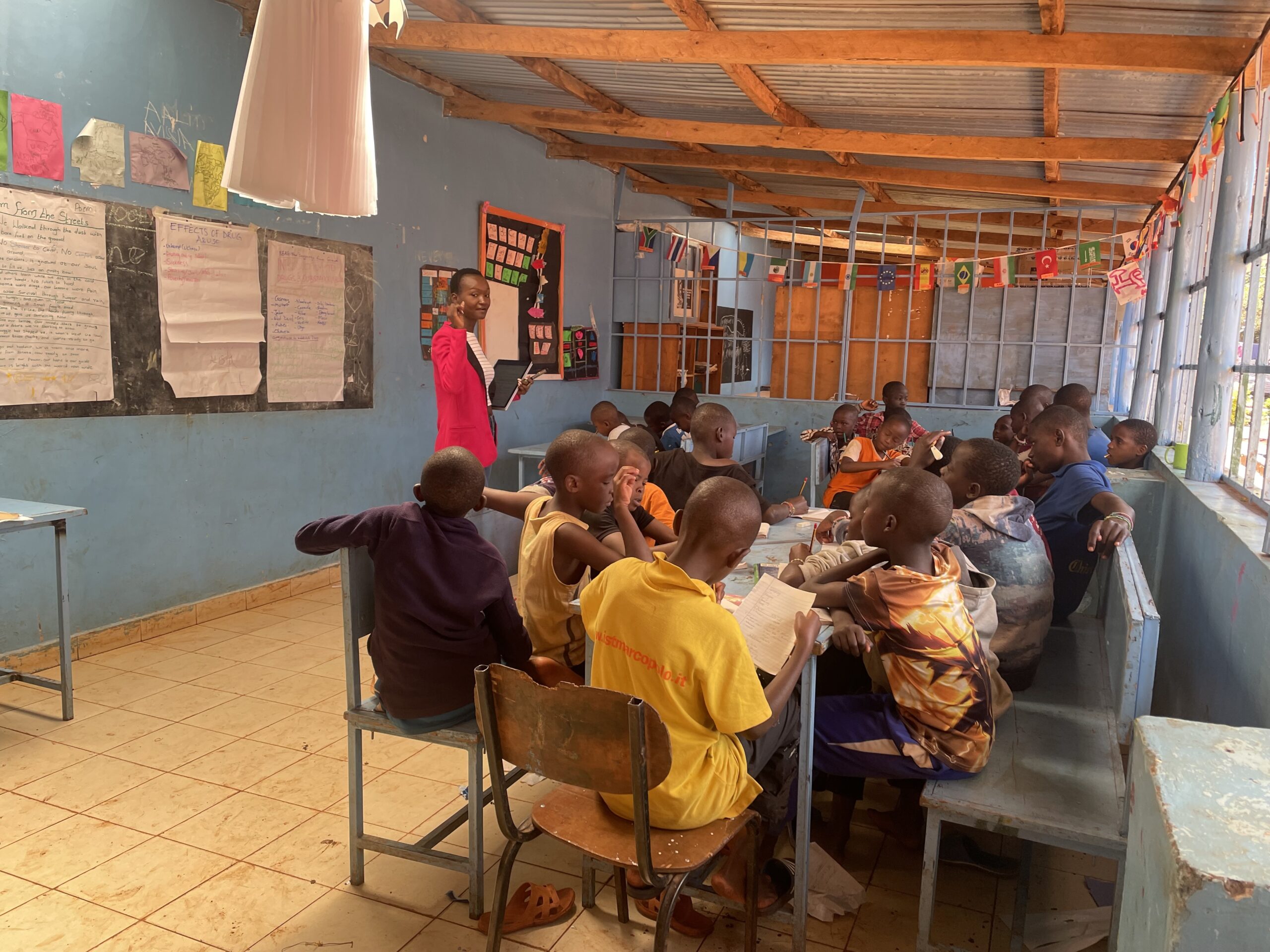 Beryl leading school programs for Kenyan youth around mental health